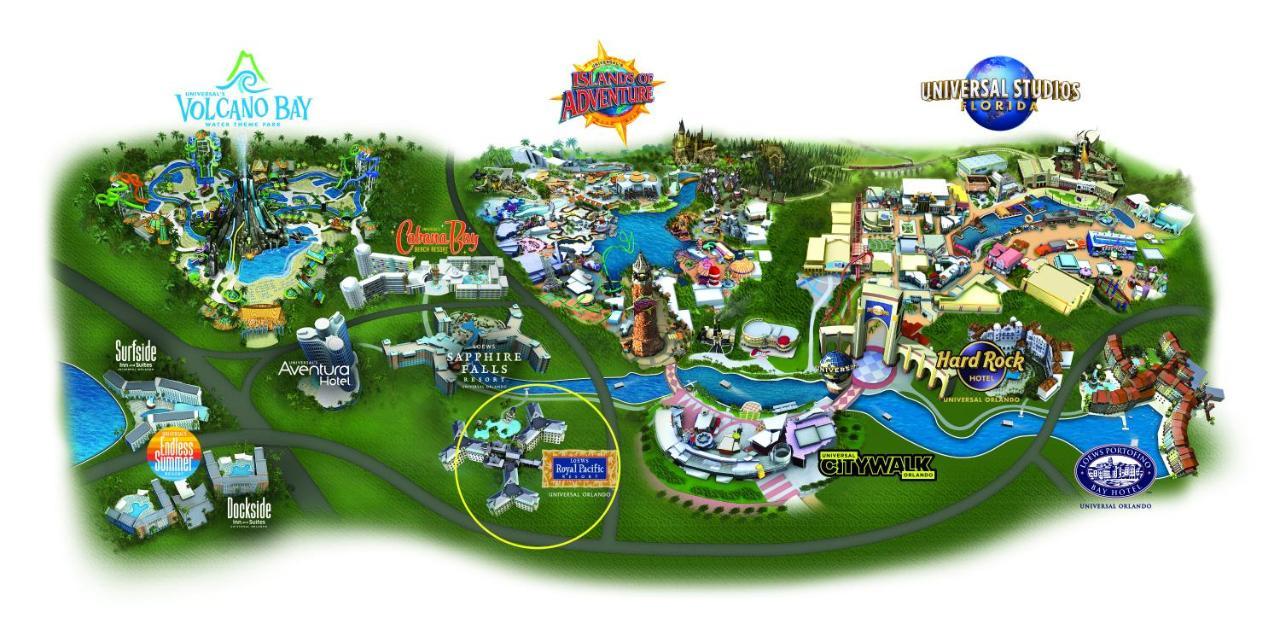 Universal'S Loews Royal Pacific Resort Орландо Екстериор снимка
